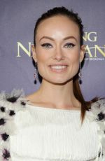 OLIVIA WILDE at Finding Neverland Opening Night in New York