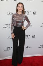 OLIVIA WILDE at Meadowland Premiere at Tribeca Film Festival in New York