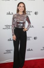 OLIVIA WILDE at Meadowland Premiere at Tribeca Film Festival in New York