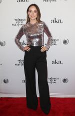 OLIVIA WILDE at Meadowland Premiere at Tribeca Film Festival in New York