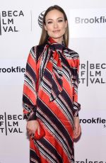 OLIVIA WILDE at Tumbledown Oremiere at Tribeca Film Festival in New York