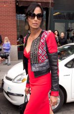 PADMA LAKSHMI Leaves Her Apartment in New York 04/21/2015