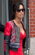 PADMA LAKSHMI Leaves Her Apartment in New York 04/21/2015