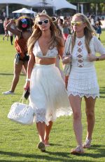 PARIS and NICKY HILTON at 2015 Coachella Music Festival, Day 1