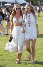 PARIS and NICKY HILTON at 2015 Coachella Music Festival, Day 1