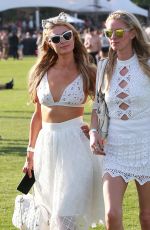 PARIS and NICKY HILTON at 2015 Coachella Music Festival, Day 1