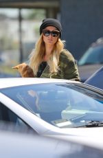 PARIS HILTON at 7 EBen in Beverly Hills