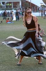 PARIS HILTON at Coachella Music Festival at Empire Polo Grounds in Indio