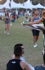 PARIS HILTON at Coachella Music Festival at Empire Polo Grounds in Indio
