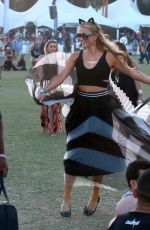 PARIS HILTON at Coachella Music Festival at Empire Polo Grounds in Indio
