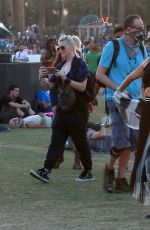 PARIS HILTON at Coachella Music Festival at Empire Polo Grounds in Indio
