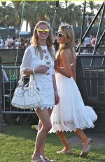 PARIS HILTON at Coachella Music Festival, Day 1