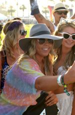 PARIS HILTON at Coachella Music Festival, Day 1