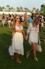 PARIS HILTON at Coachella Music Festival, Day 1