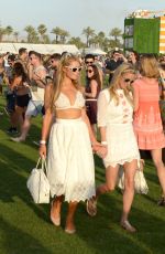 PARIS HILTON at Coachella Music Festival, Day 1