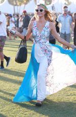 PARIS HILTON at Coachella Valley Music Festival, Day 3