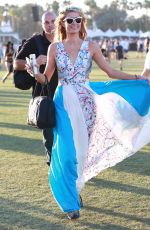 PARIS HILTON at Coachella Valley Music Festival, Day 3
