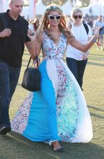 PARIS HILTON at Coachella Valley Music Festival, Day 3