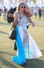 PARIS HILTON at Coachella Valley Music Festival, Day 3