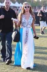 PARIS HILTON at Coachella Valley Music Festival, Day 3