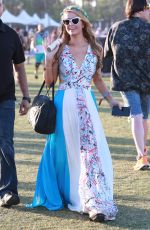 PARIS HILTON at Coachella Valley Music Festival, Day 3