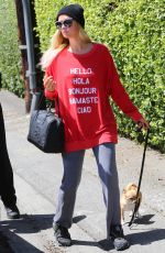 PARIS HILTON Out and About in West Hollywood