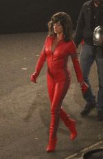 PENELOPE CRUZ on the Set of Zoolander 2 in Rome