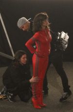 PENELOPE CRUZ on the Set of Zoolander 2 in Rome