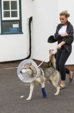 PERRIE EDWARDS at a Vet Office in London