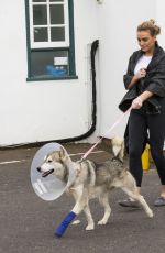 PERRIE EDWARDS at a Vet Office in London