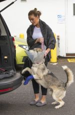 PERRIE EDWARDS at a Vet Office in London