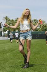 PEYTON LIST at Coachella Music Festival, Day 1