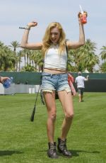 PEYTON LIST at Coachella Music Festival, Day 1