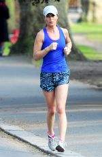 PIPPA MIDDLETON Out Jogging in London 04/12/2015