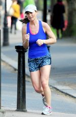 PIPPA MIDDLETON Out Jogging in London 04/12/2015