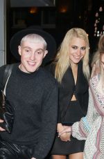 PIXIE LOTT and ALEXIS KNOX Leaves Cirque Le Soir Night Club in London