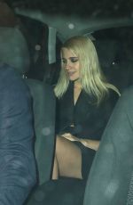 PIXIE LOTT and ALEXIS KNOX Leaves Cirque Le Soir Night Club in London