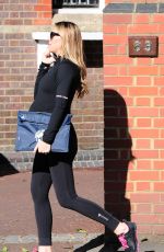 Pregnant ABIGAIL ABBEY CLANCY Heading to a Gym in London 04/27/2015