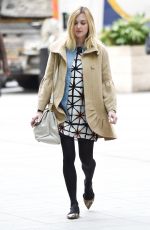 Pregnant Fearne Cotton Arrives at BBC Radio 1 in London