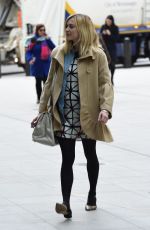 Pregnant Fearne Cotton Arrives at BBC Radio 1 in London