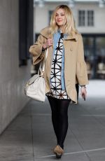 Pregnant Fearne Cotton Arrives at BBC Radio 1 in London