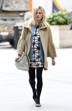 Pregnant Fearne Cotton Arrives at BBC Radio 1 in London