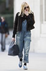 Pregnant FERANE COTTON Arrives at BBC Radio 1 in London