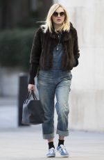 Pregnant FERANE COTTON Arrives at BBC Radio 1 in London