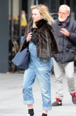 Pregnant FERANE COTTON Arrives at BBC Radio 1 in London