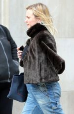 Pregnant FERANE COTTON Arrives at BBC Radio 1 in London