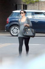 Pregnant FRANKIE SANDFORD Out and About in London 04/28/2015