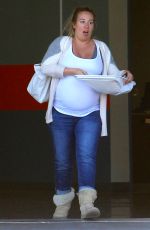 Pregnant HAYLIE DUFF Out and About in Beverly Hills