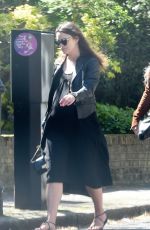 Pregnant KEIRA KNIGHTLEY Out in North London
