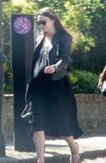 Pregnant KEIRA KNIGHTLEY Out in North London